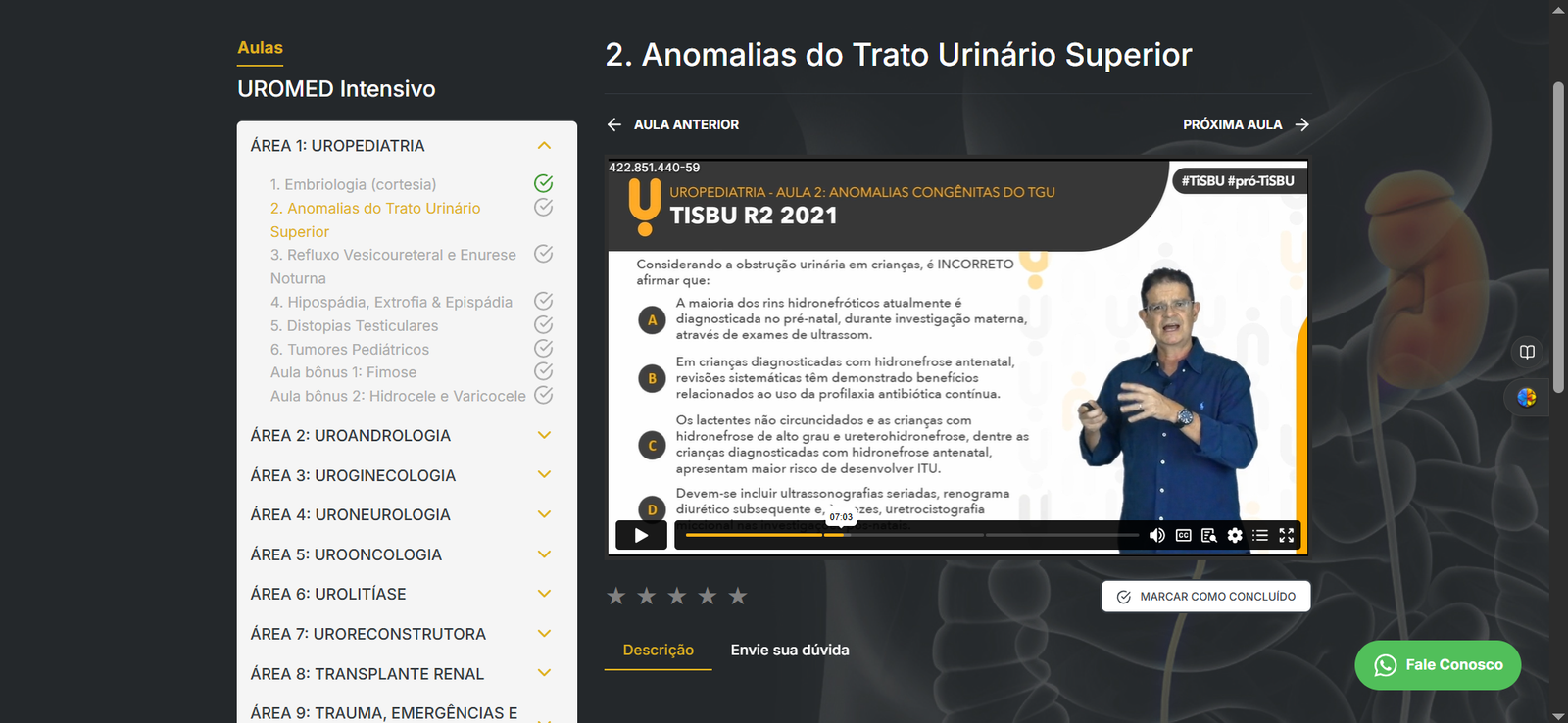 Flashcards UROMED Intensivo