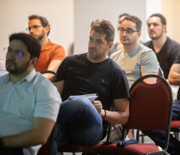 Candidatos atentos durante preparação para o Pró-TiSBU